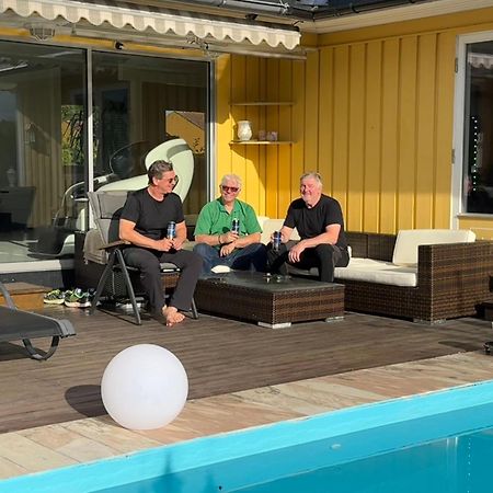Modern Apartment With Pool & Sauna Porsgrunn Luaran gambar