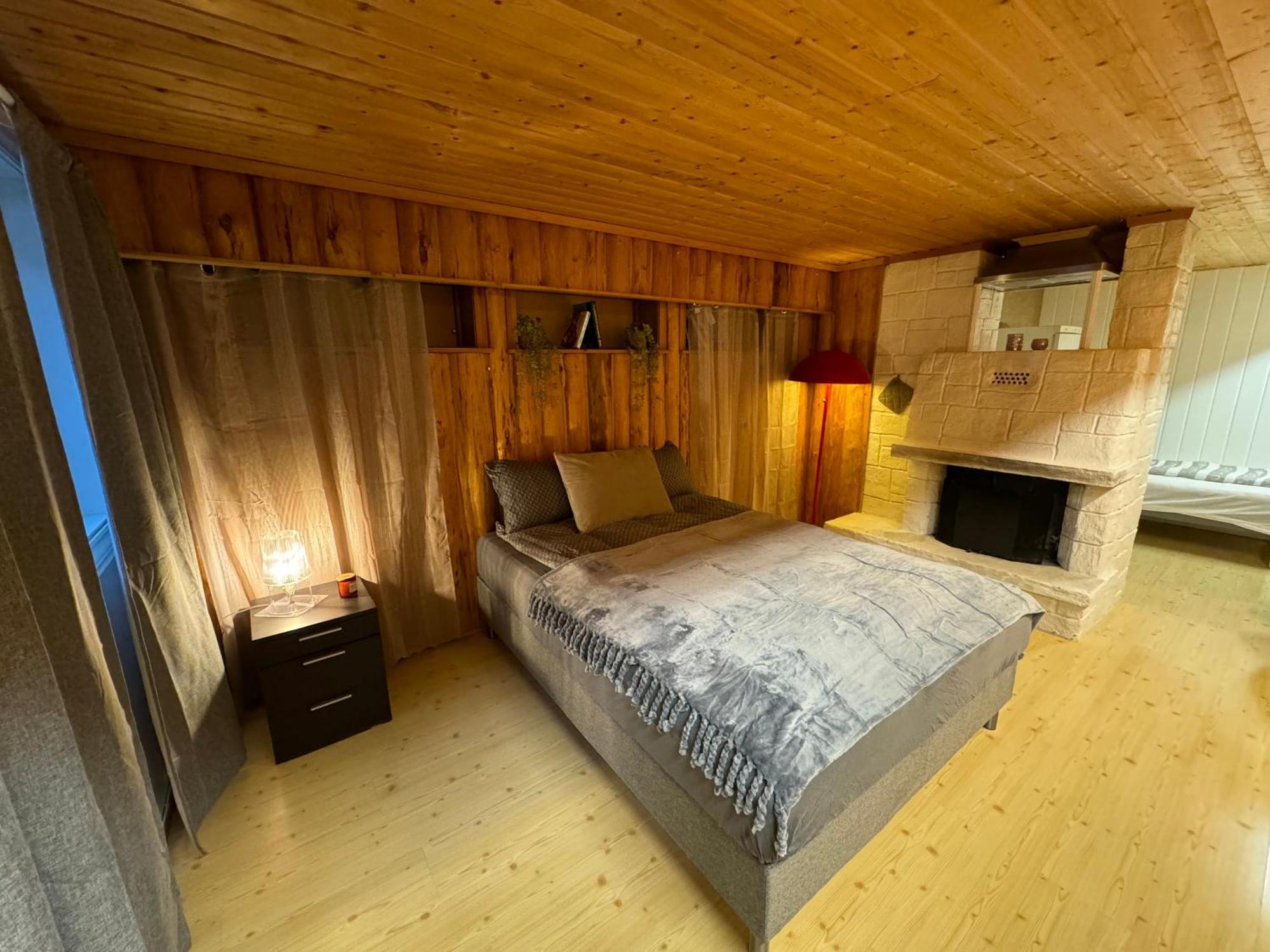 Modern Apartment With Pool & Sauna Porsgrunn Bilik gambar